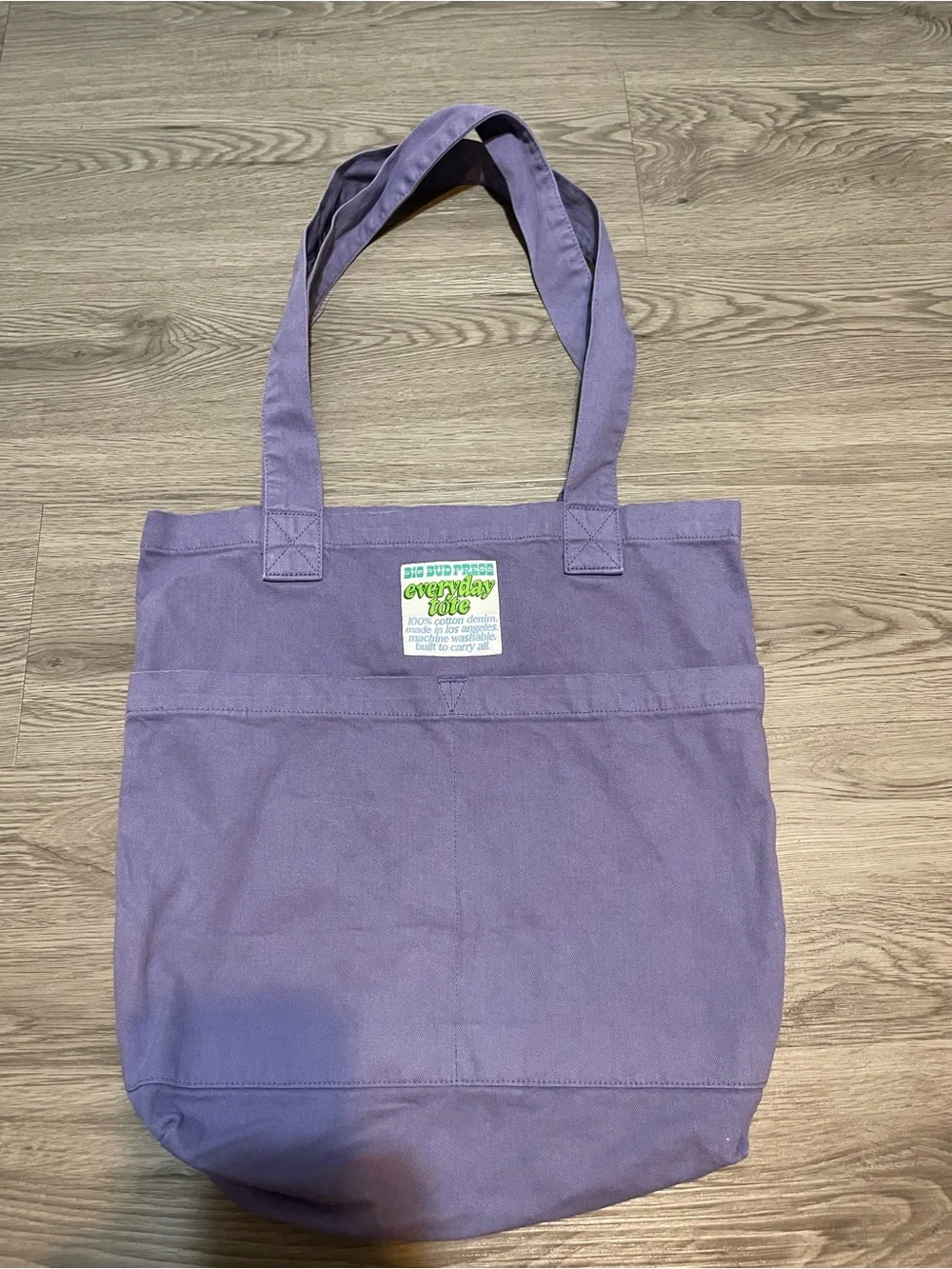 Everyday Tote Bag - Lavender faded grape Canvas Shoulder Tote
